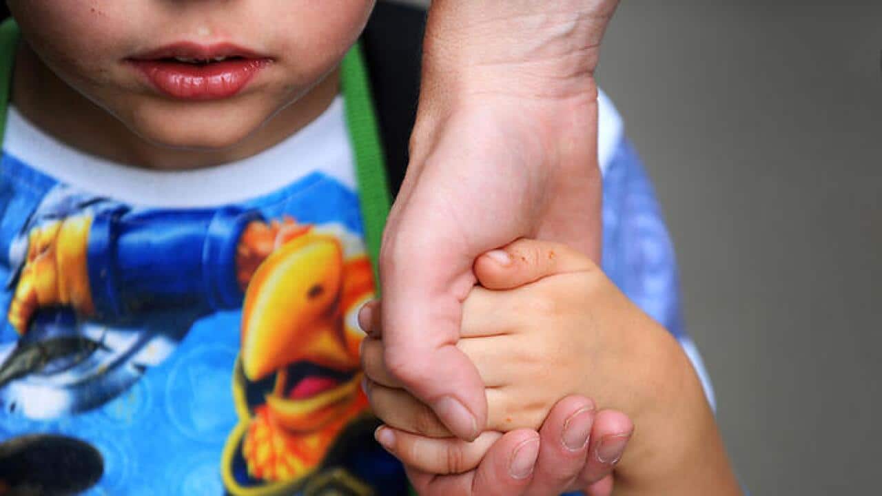 Generic photo of parent and child, Friday, Feb 14, 2014. (AAP Image/Joe Castro) NO ARCHIVING