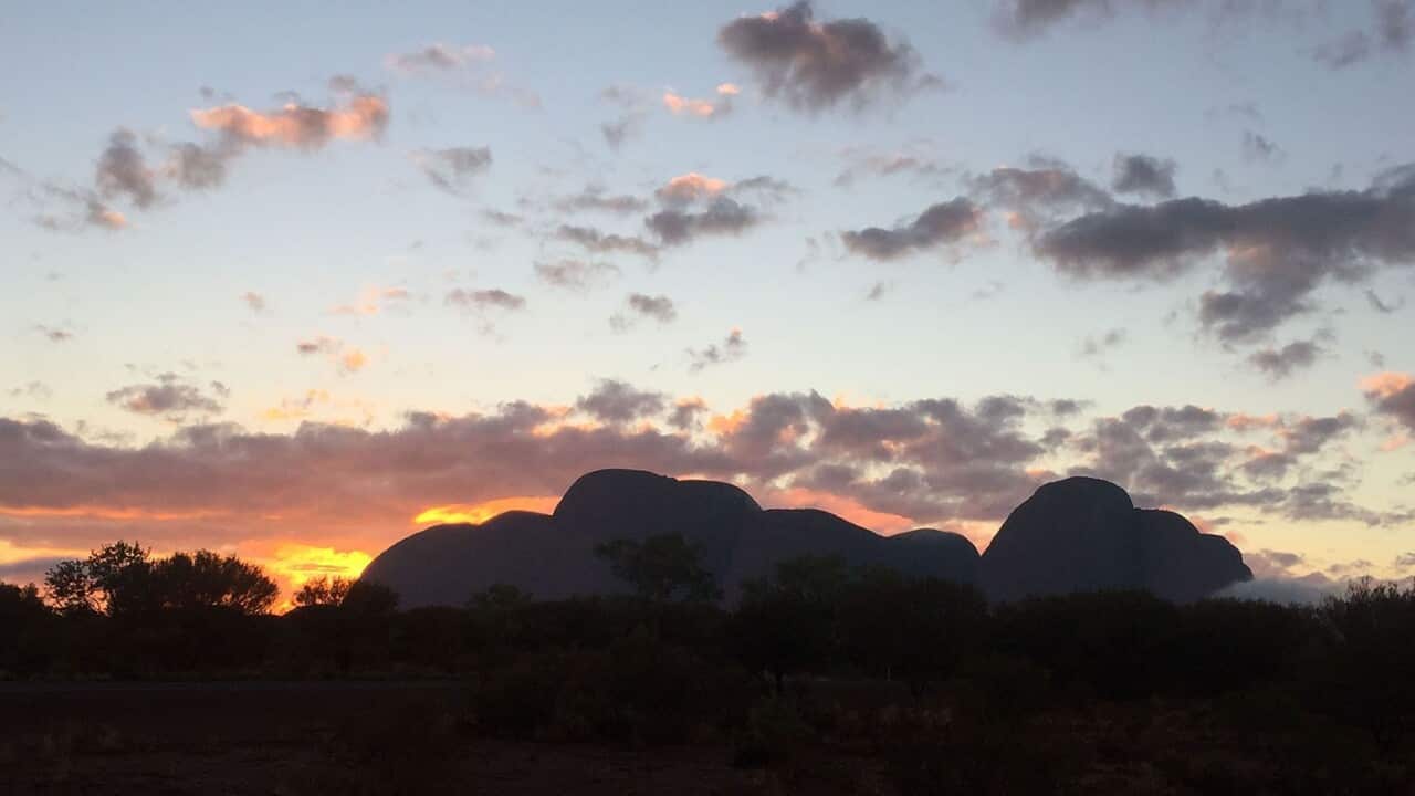 "Kata Tjuta at the dawn of my 39 years"