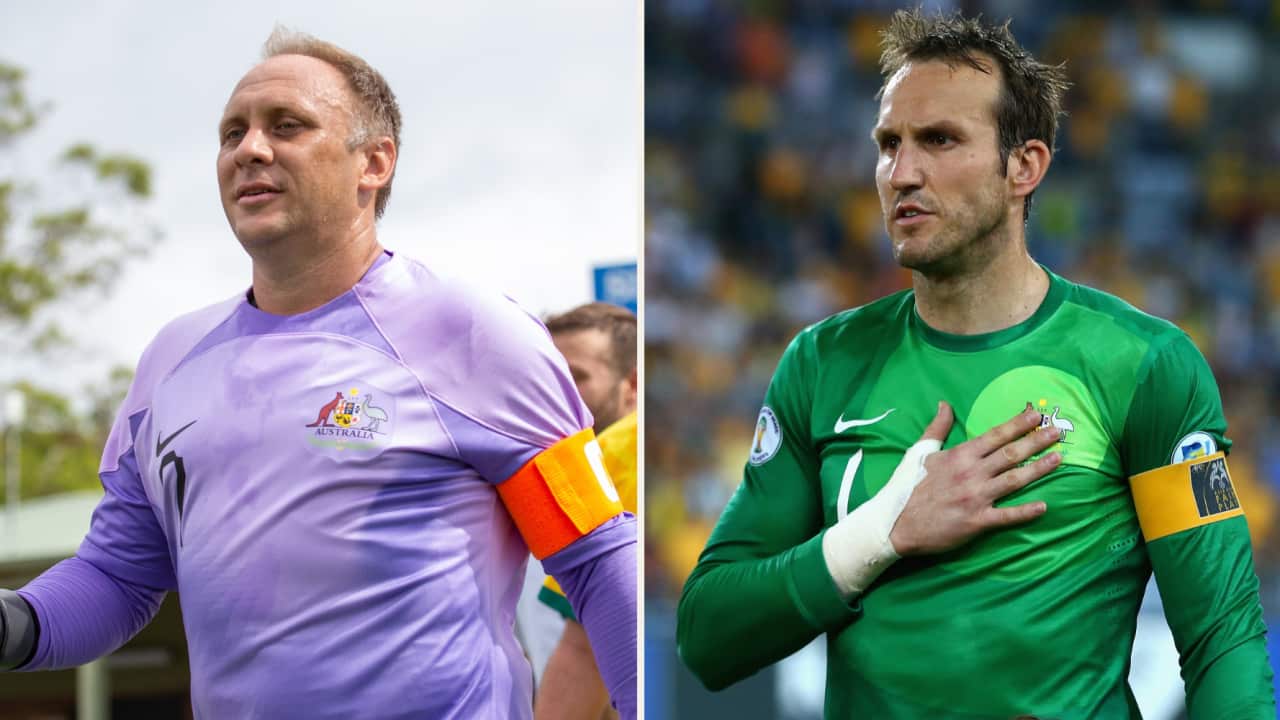 Pararoos goalkeeper David Barber could soon surpass Mark Schwarzer's senior men's national team appearance record