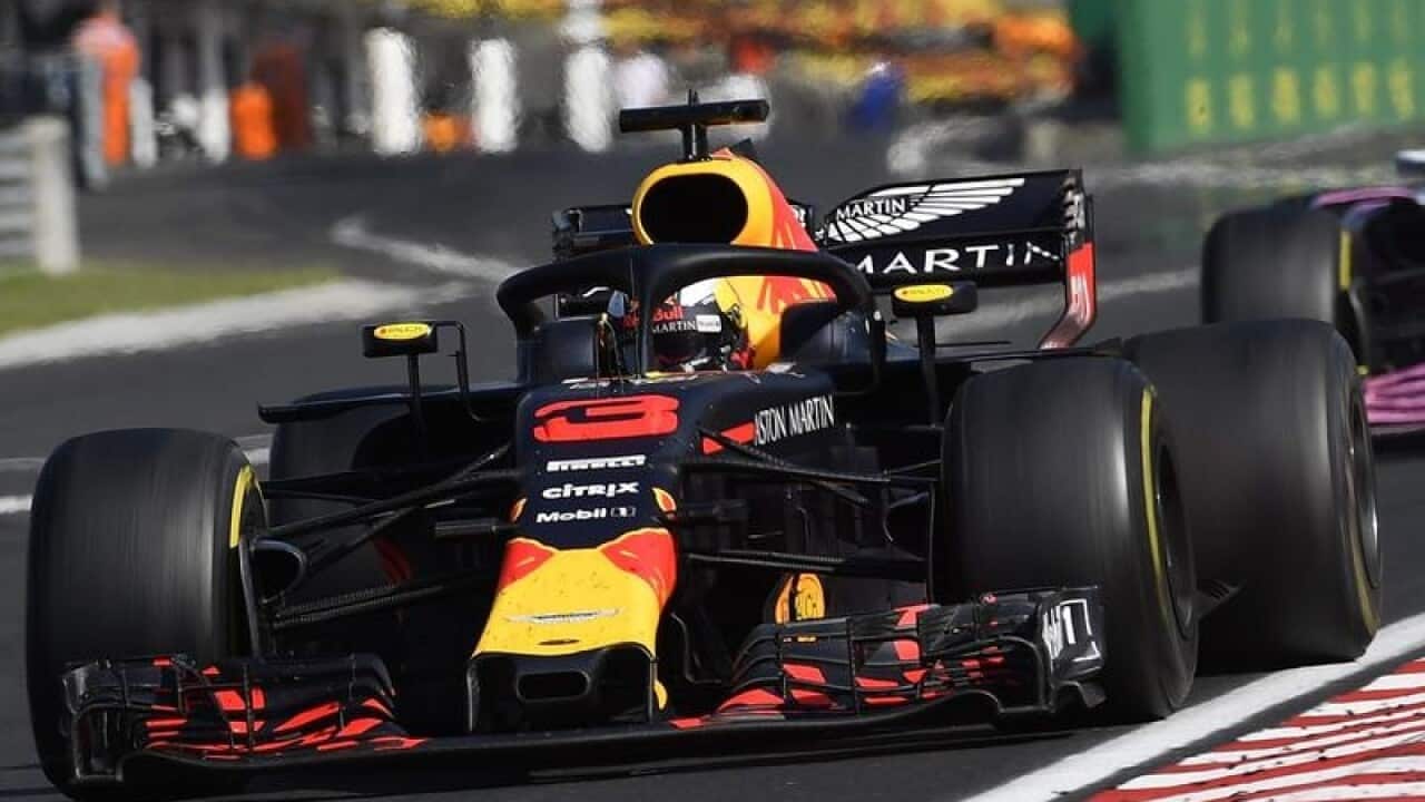 Australian Red Bull driver Daniel Ricciardo