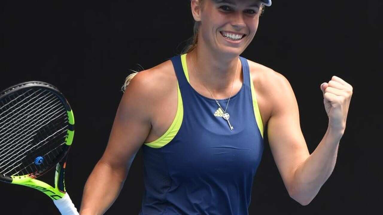 Caroline Wozniacki of Denmark