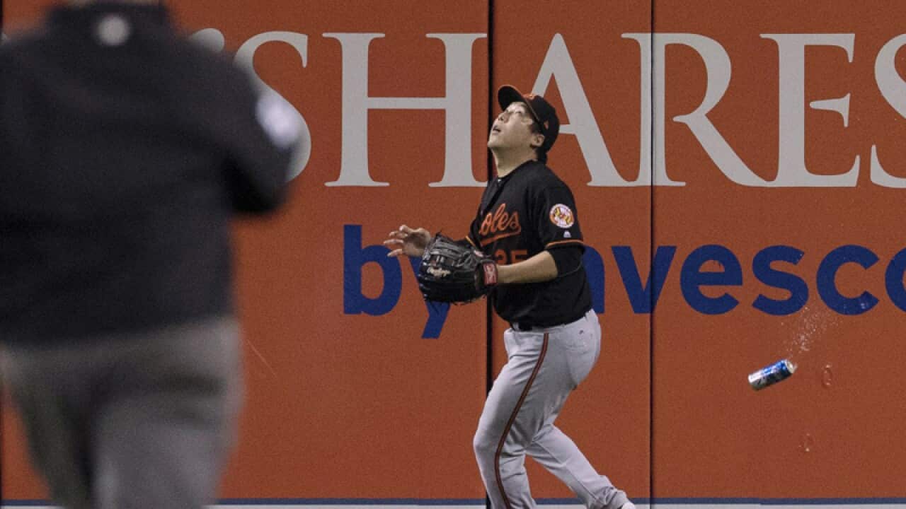 Baltimore Orioles outfielder Hyun Soo Kim