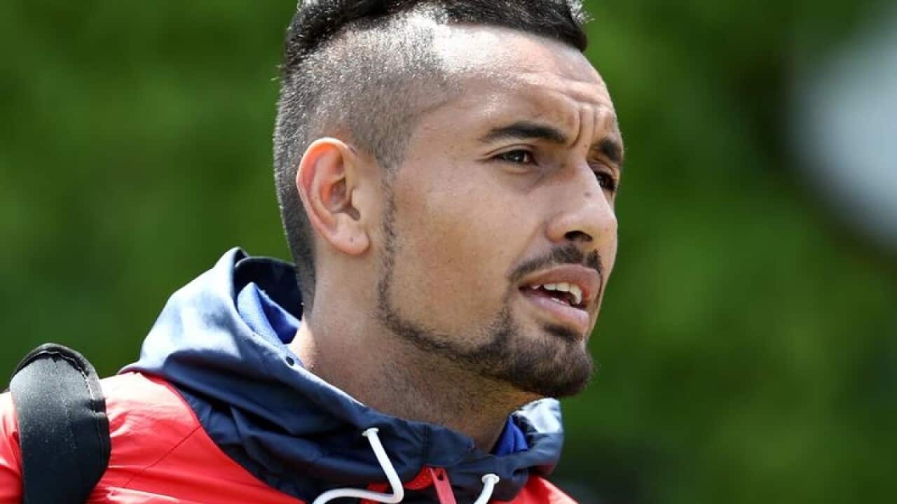 Australian tennis player Nick Kyrgios