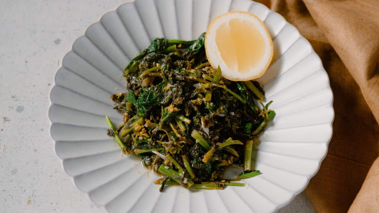 Friarelle with garlic, anchovy & lemon