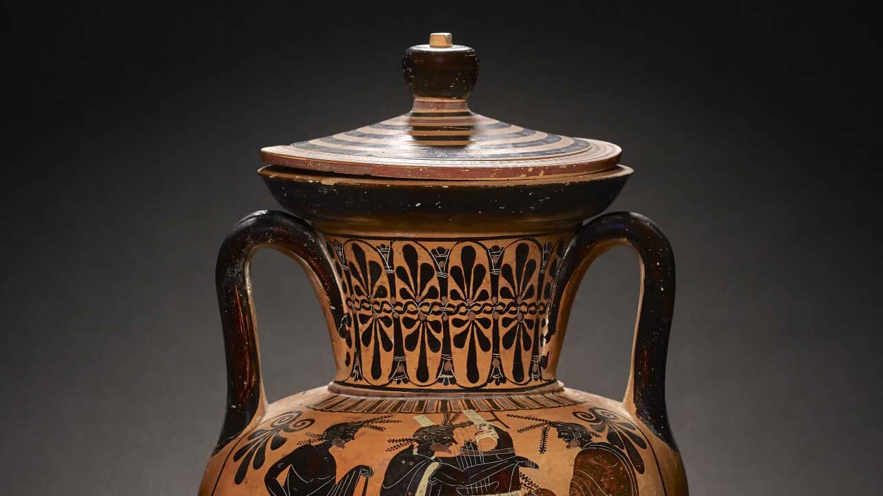 Greeks - Drama and Music Pottery, A kithara competition
