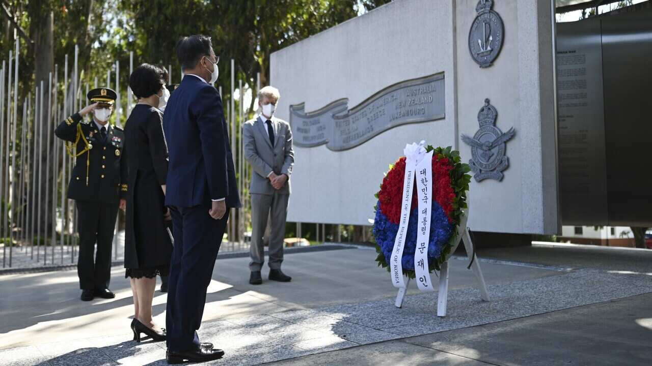 South Korean President Moon Jae-in to visit Australian Korean War memorial