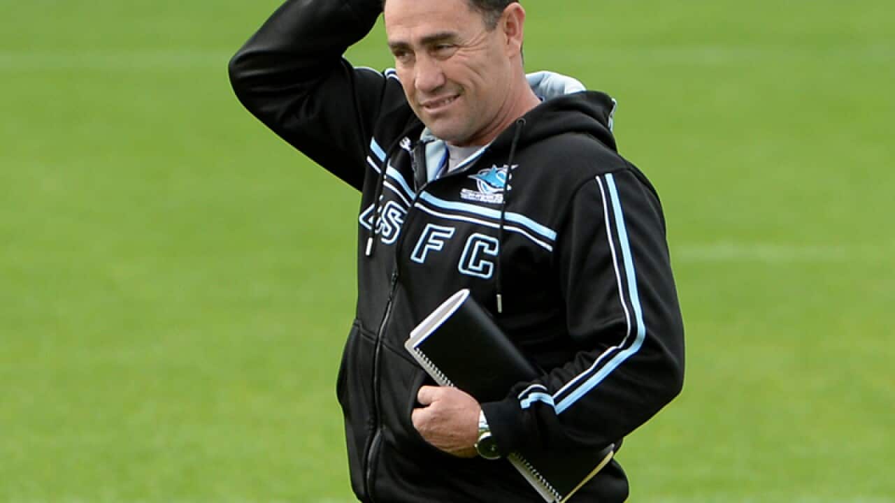 Sharks coach Shane Flanagan