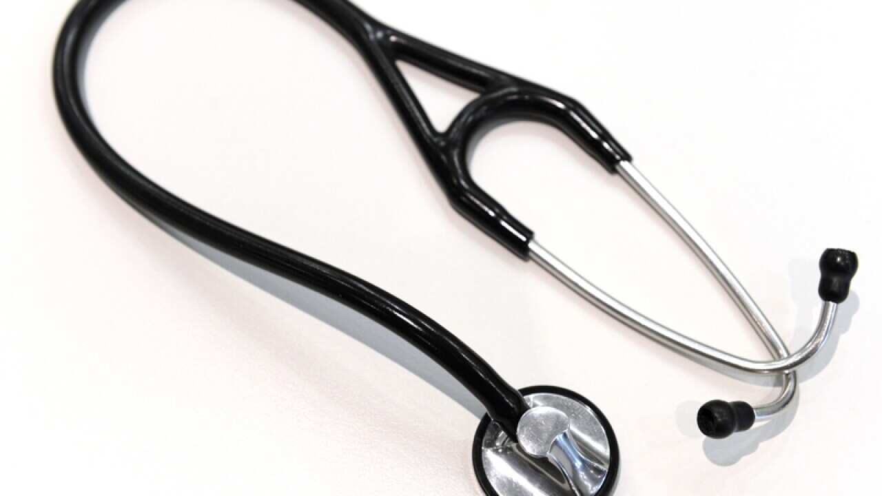 A stethoscope in a hospital