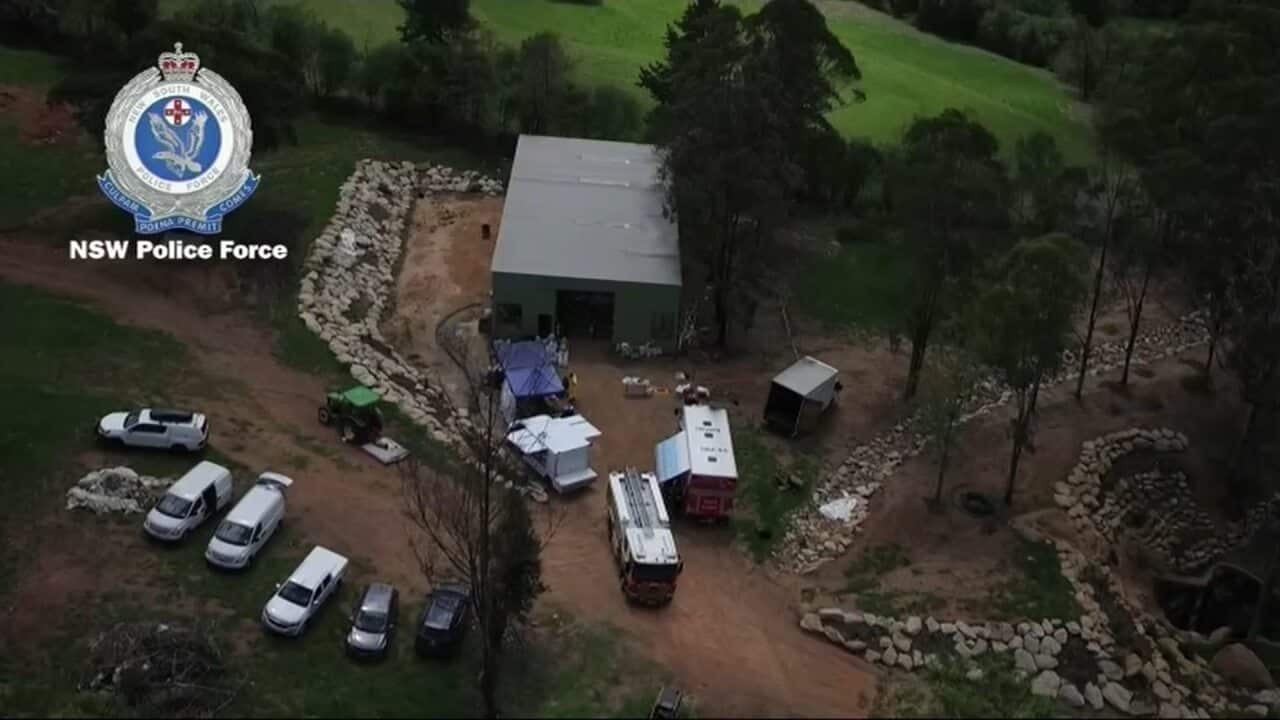 The rural property on Calf Farm Road at Mt Hunter.