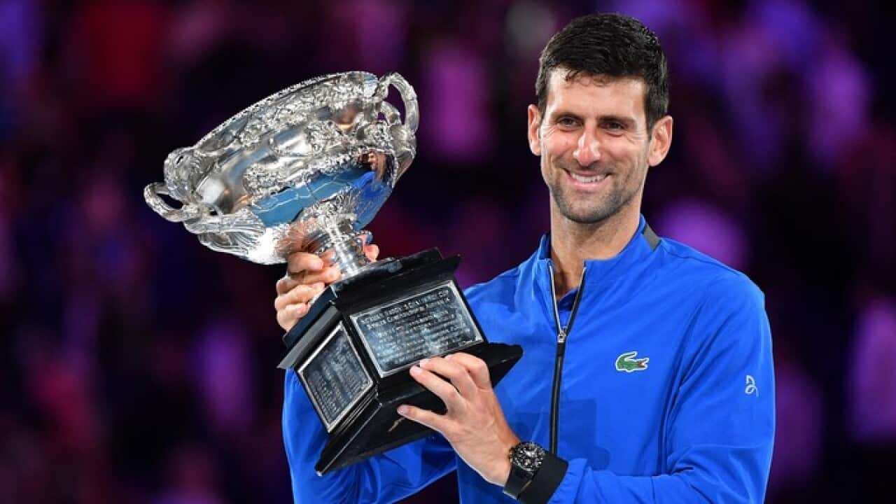Novak Djokovic wins the Australian Open
