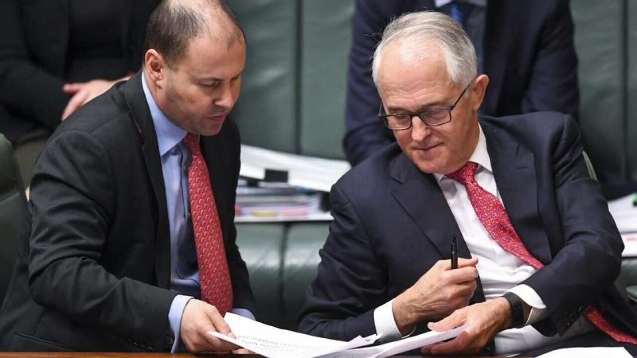 Josh Frydenberg and Malcolm Turnbull