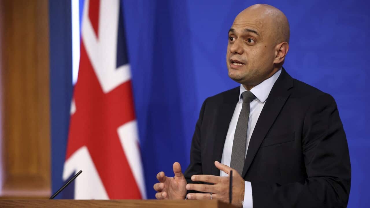 Britain's Health Secretary Sajid Javid