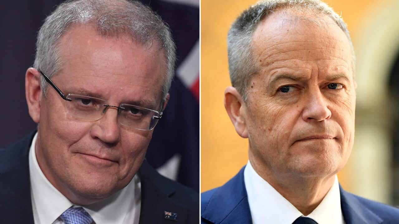Scott Morrison and Bill Shorten.