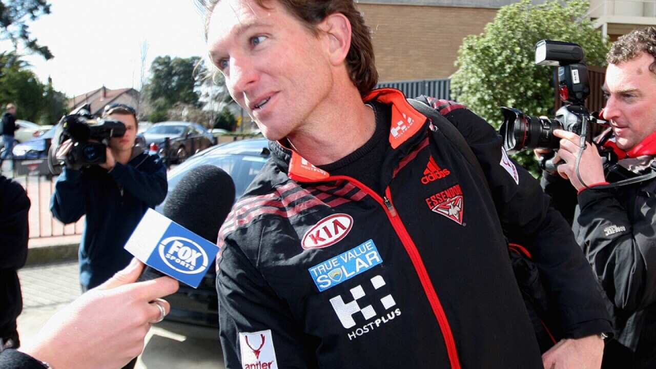 Essendon Bombers AFL coach James Hird