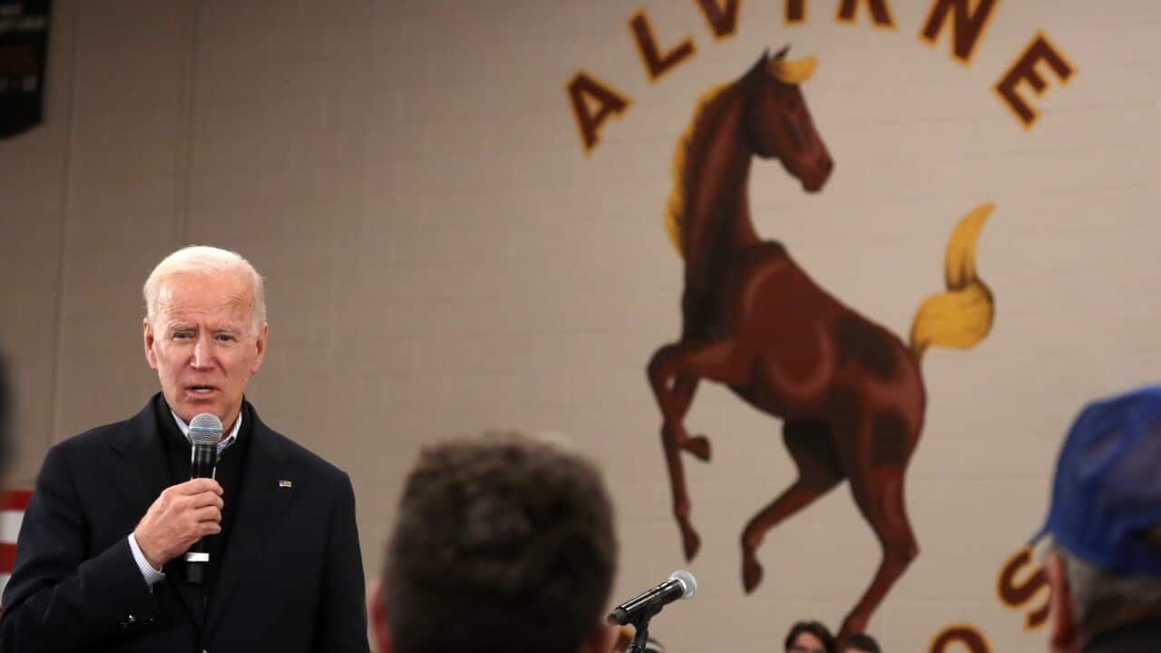 Presidential hopeful Joe Biden calls woman a 'lying, dogfaced pony