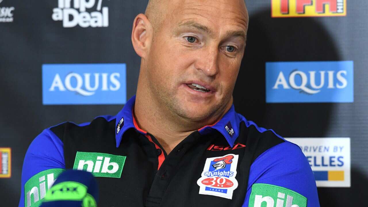 Knights coach Nathan Brown