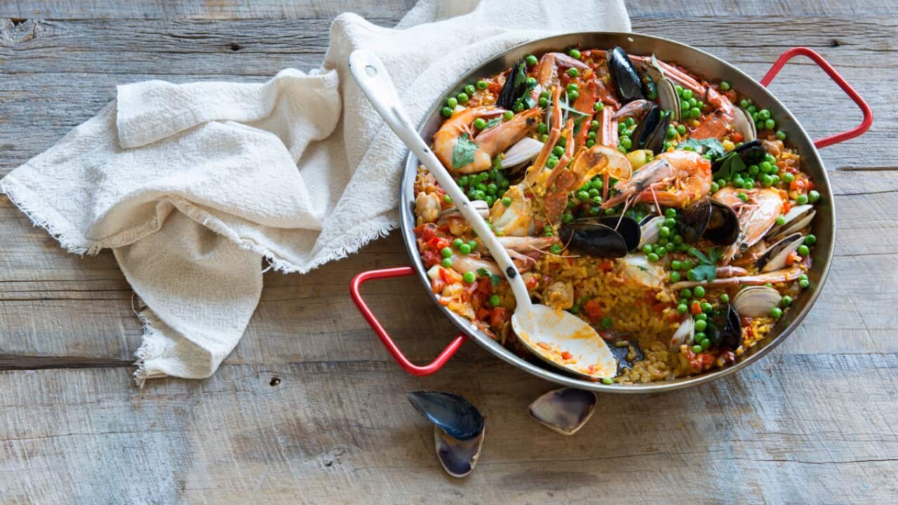 Food Safari's paella SBS Food