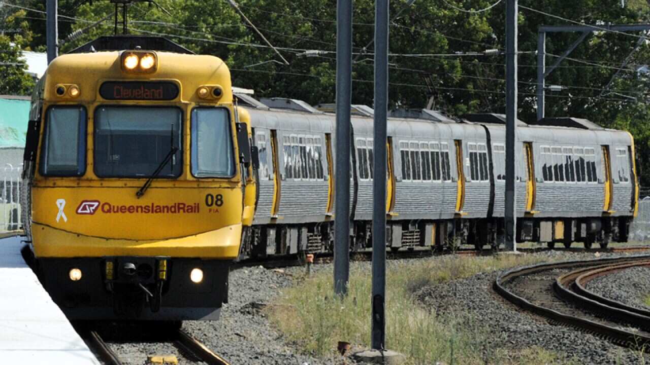 A Queensland Rail train