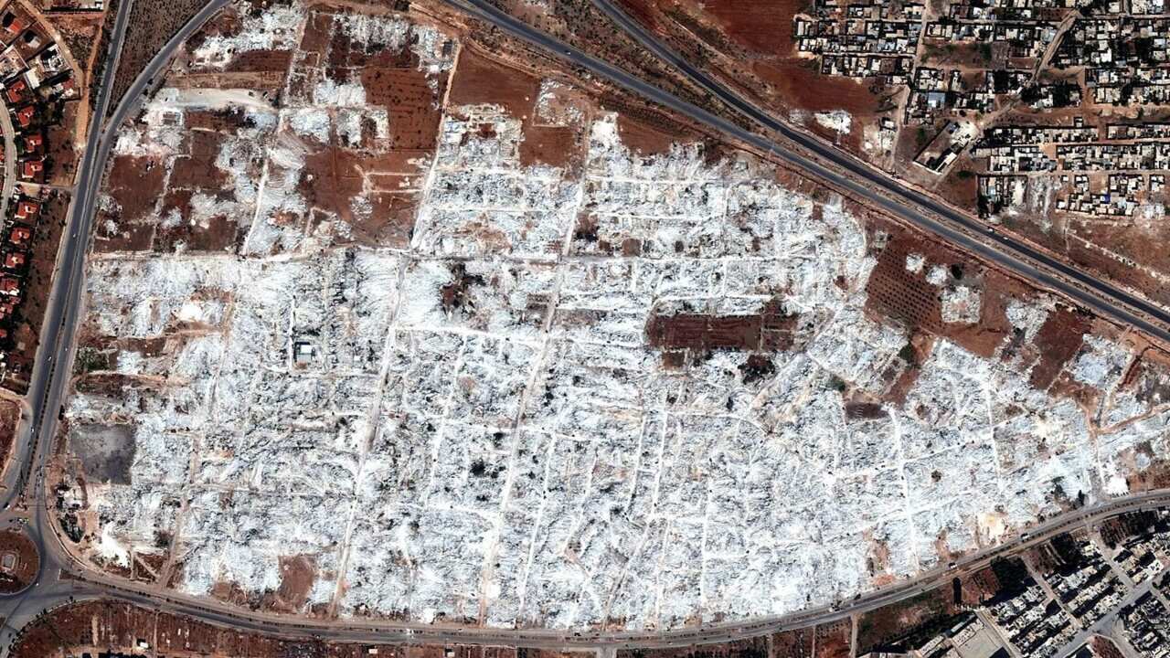 Human Rights Watch says this photo shows the Masha' al-Arb'een neighborhood in Hama after demolitions took place in October 2012- AAP-1.jpg