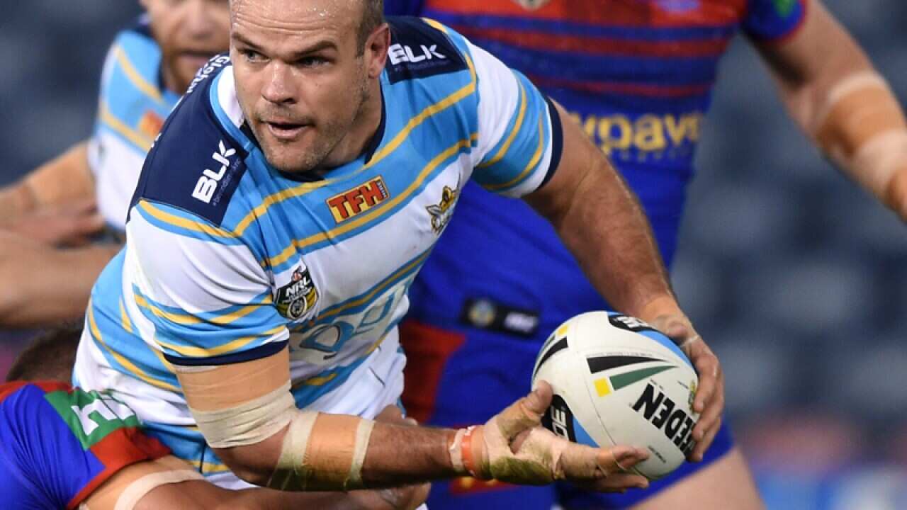 Gold Coast forward Nate Myles
