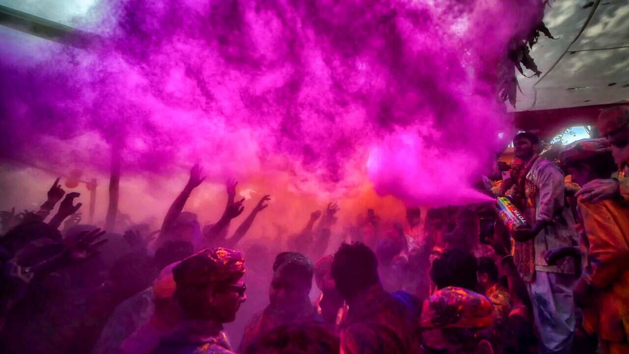 Holi Celebration at Gokul in Mathura - 11 Mar 2025