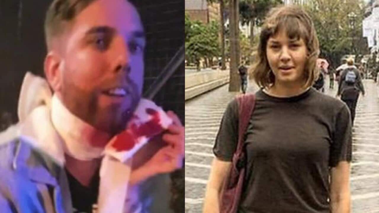 Andrew Morrison (L) and Candice Hedge