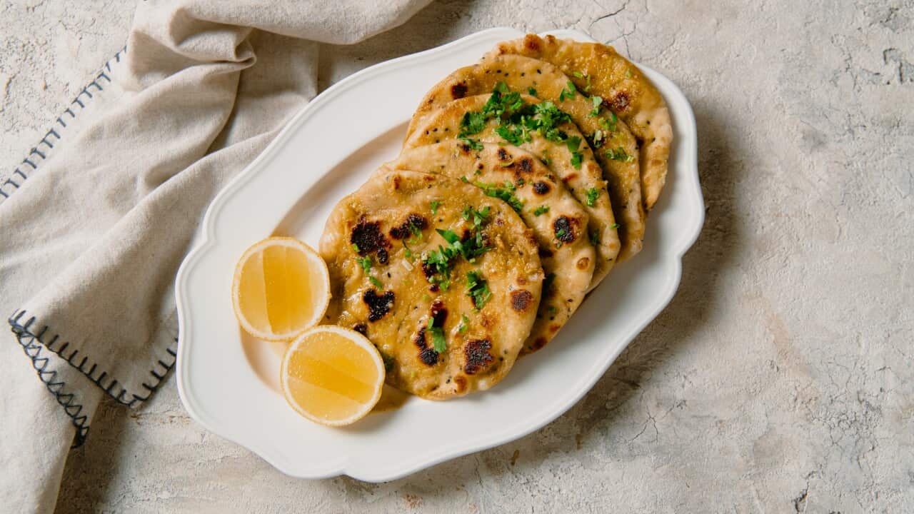 Flatbreads with garlic oil