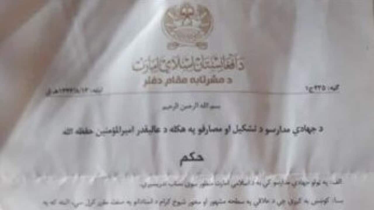 Taliban leader's decree on funding Jahadi Madrasas