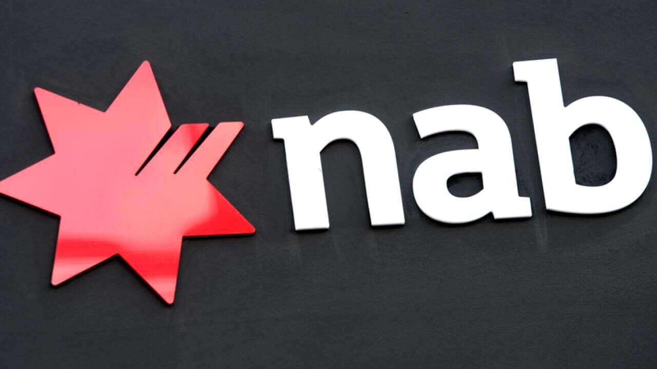 A National Australia Bank sign