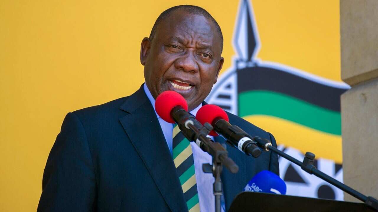 South Africa's new president, Cyril Ramaphosa.