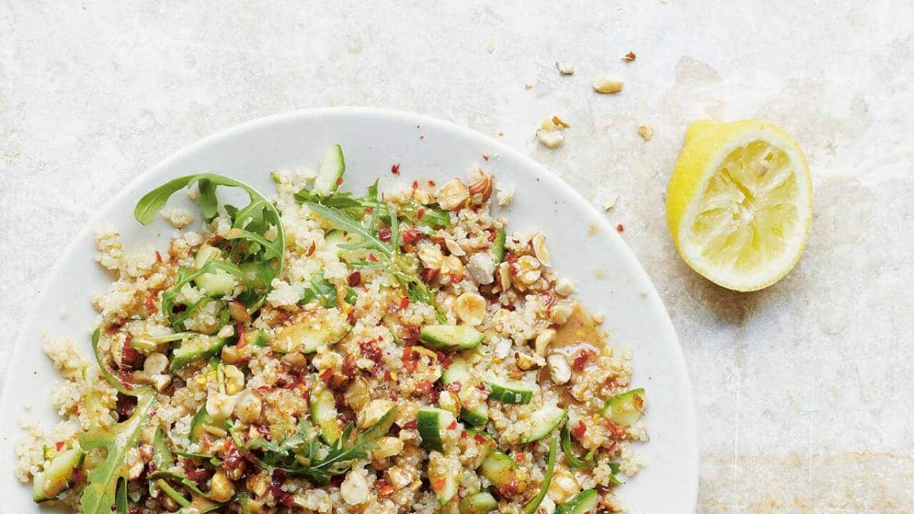 Almond butter quinoa