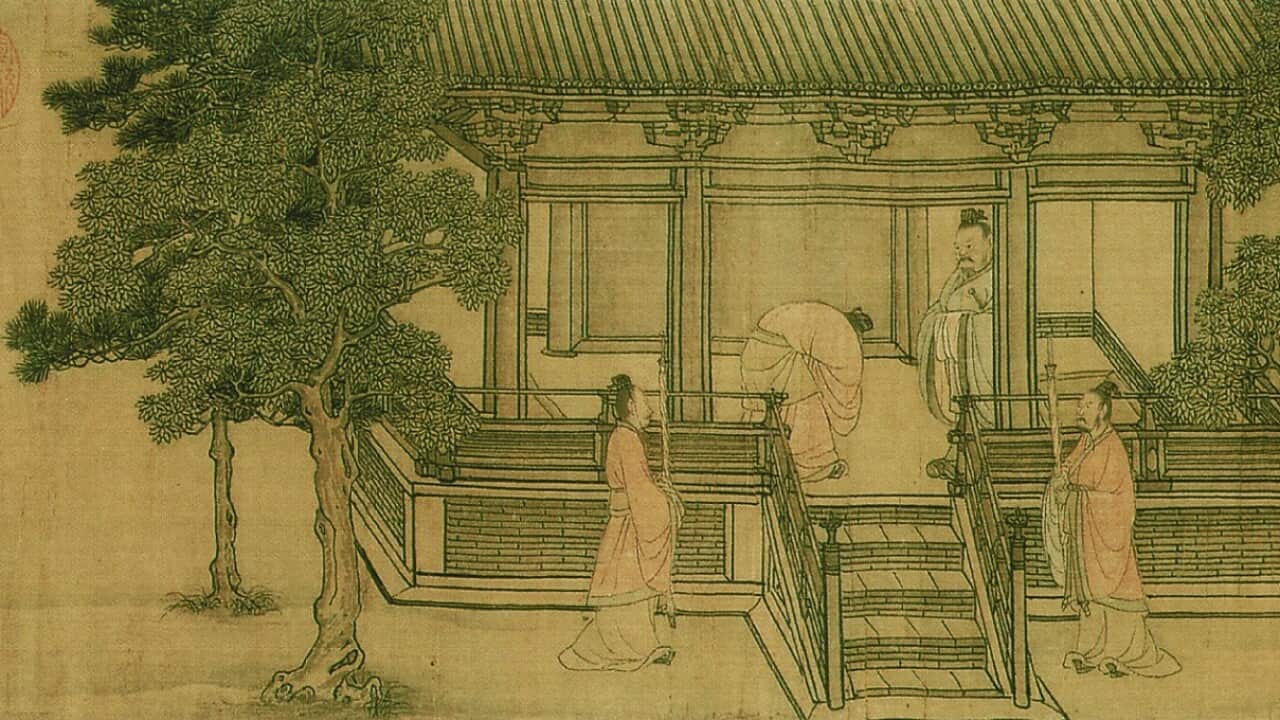 采薇图-南宋四大家李唐