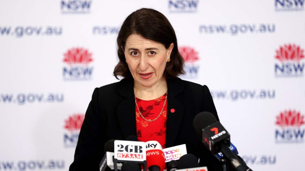 Premier Gladys Berejiklian Gives COVID-19 Update As Restrictions Are Eased For Fully Vaccinated Residents
