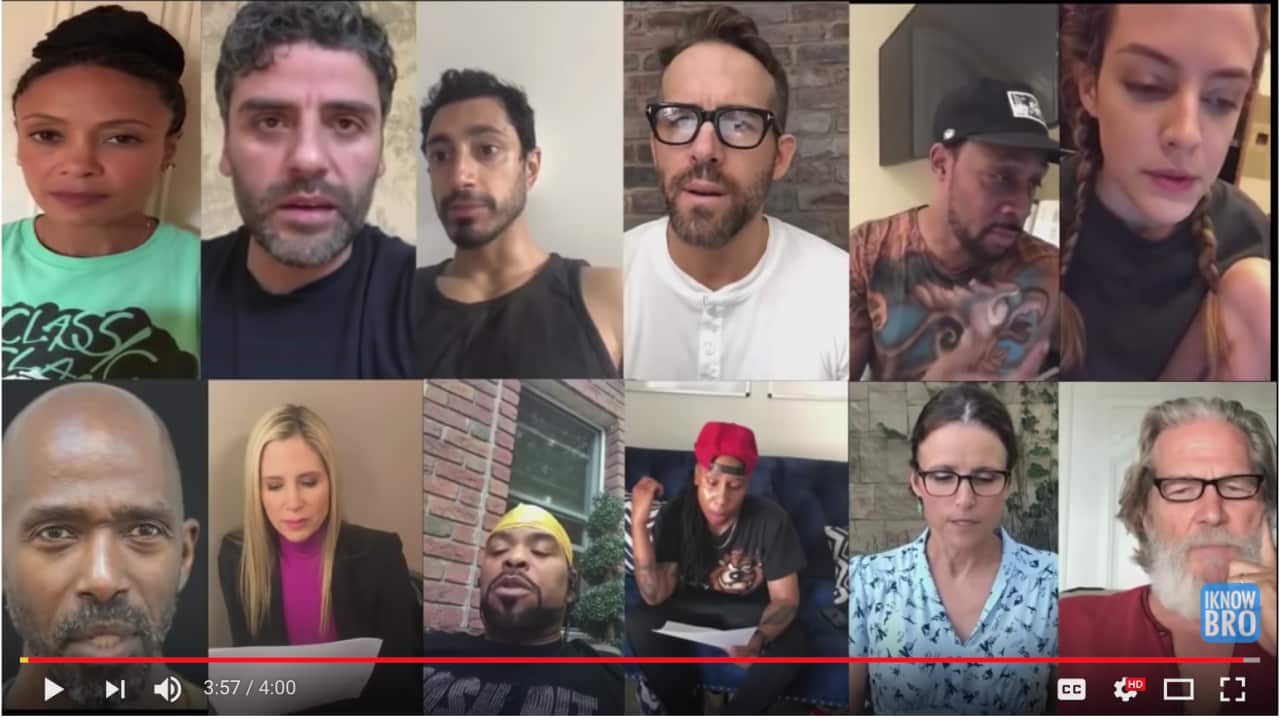 Actores de la industria del cine se suman a la crítica sobre la política exterior de Estados Unidos.