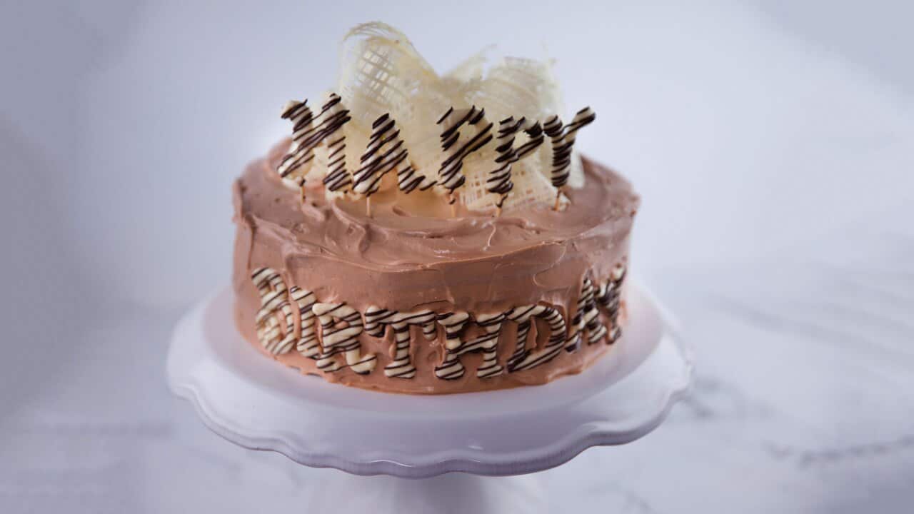 Chocolate birthday cake