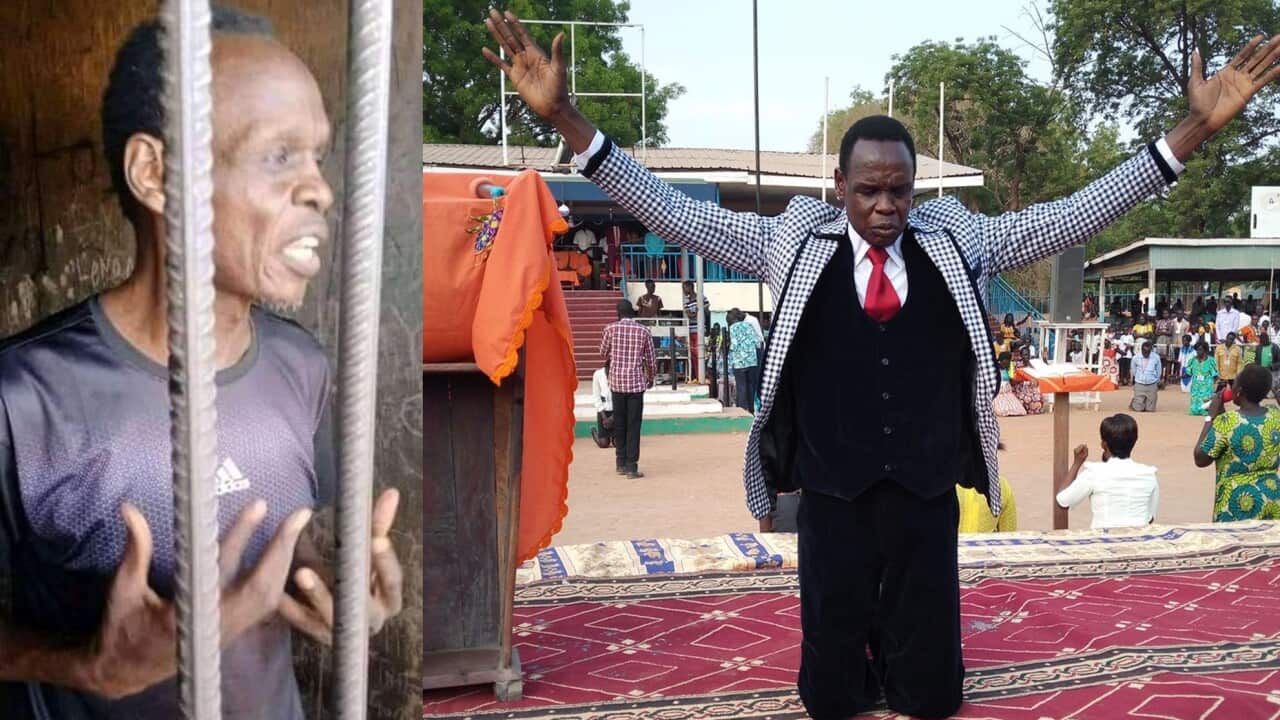 The two photos of Abraham Chol Maketh