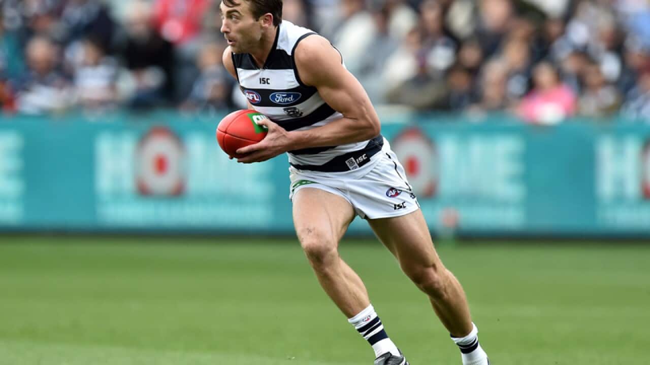 Geelong Cats player Corey Enright.