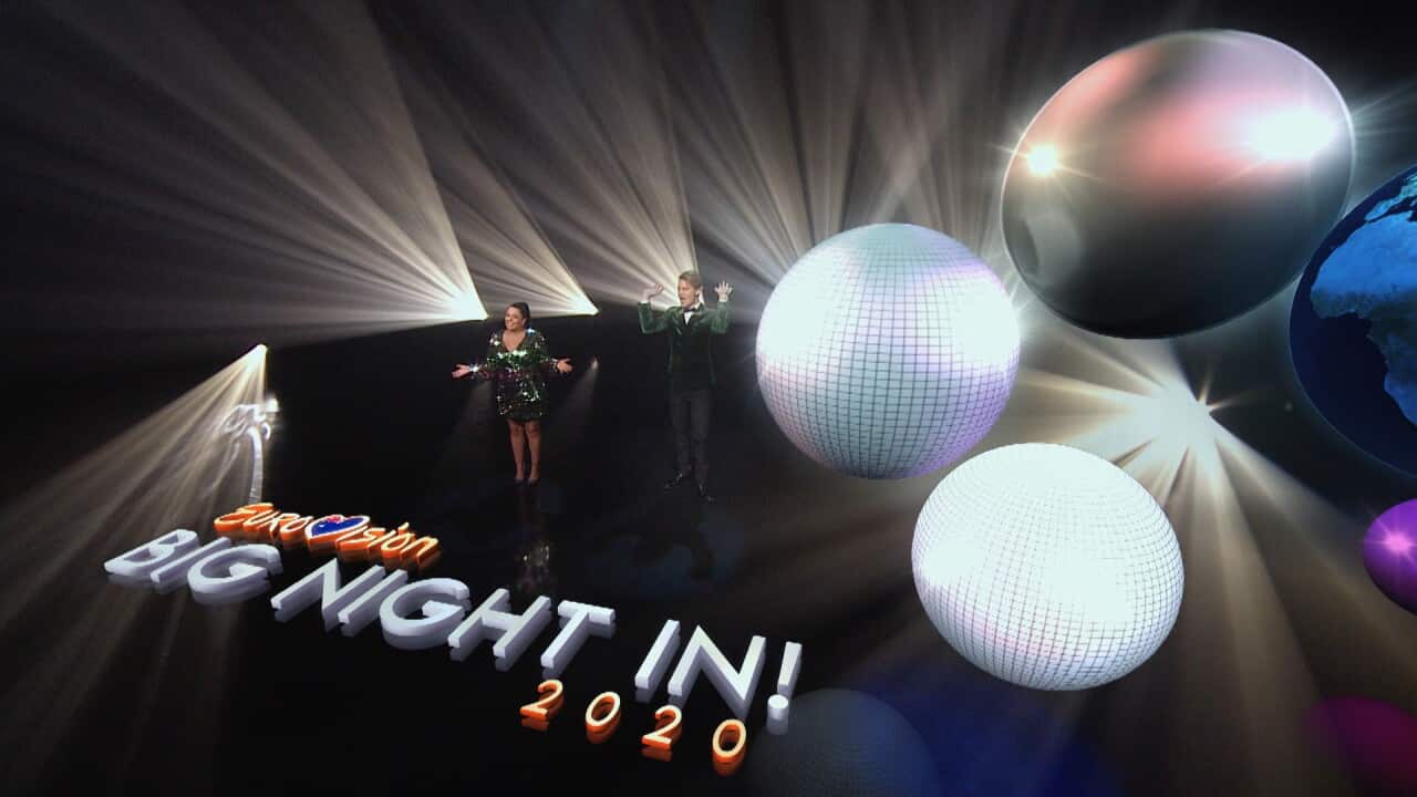 Myf Warhurst and Joel Creasey hosting Eurovision 2020 Big Night In!