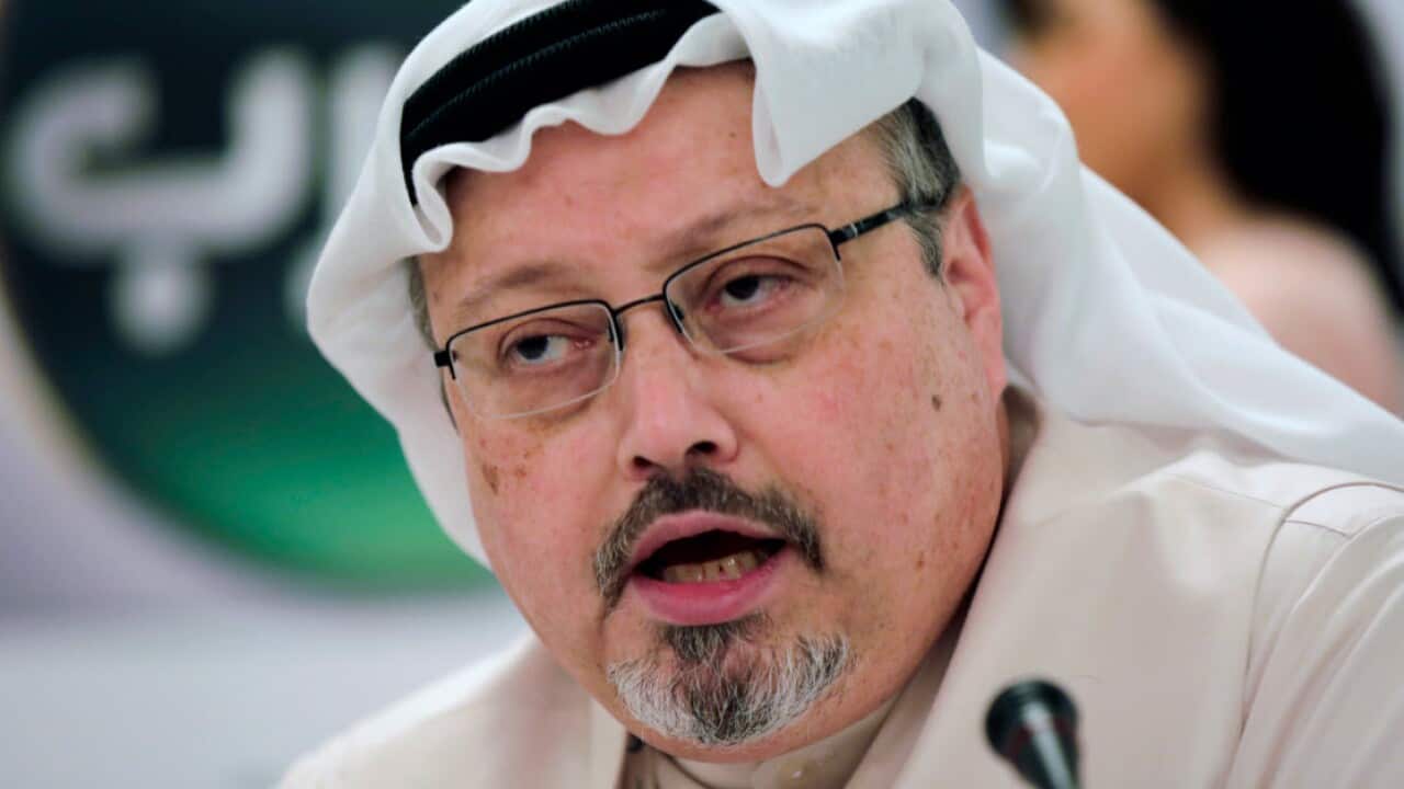 Murdered Saudi journalist Jamal Khashoggi.