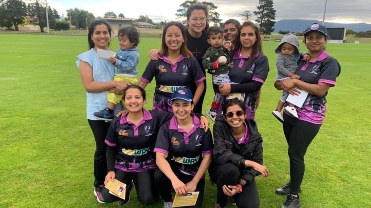 The Tassie Superstars multicultural women's cricket team