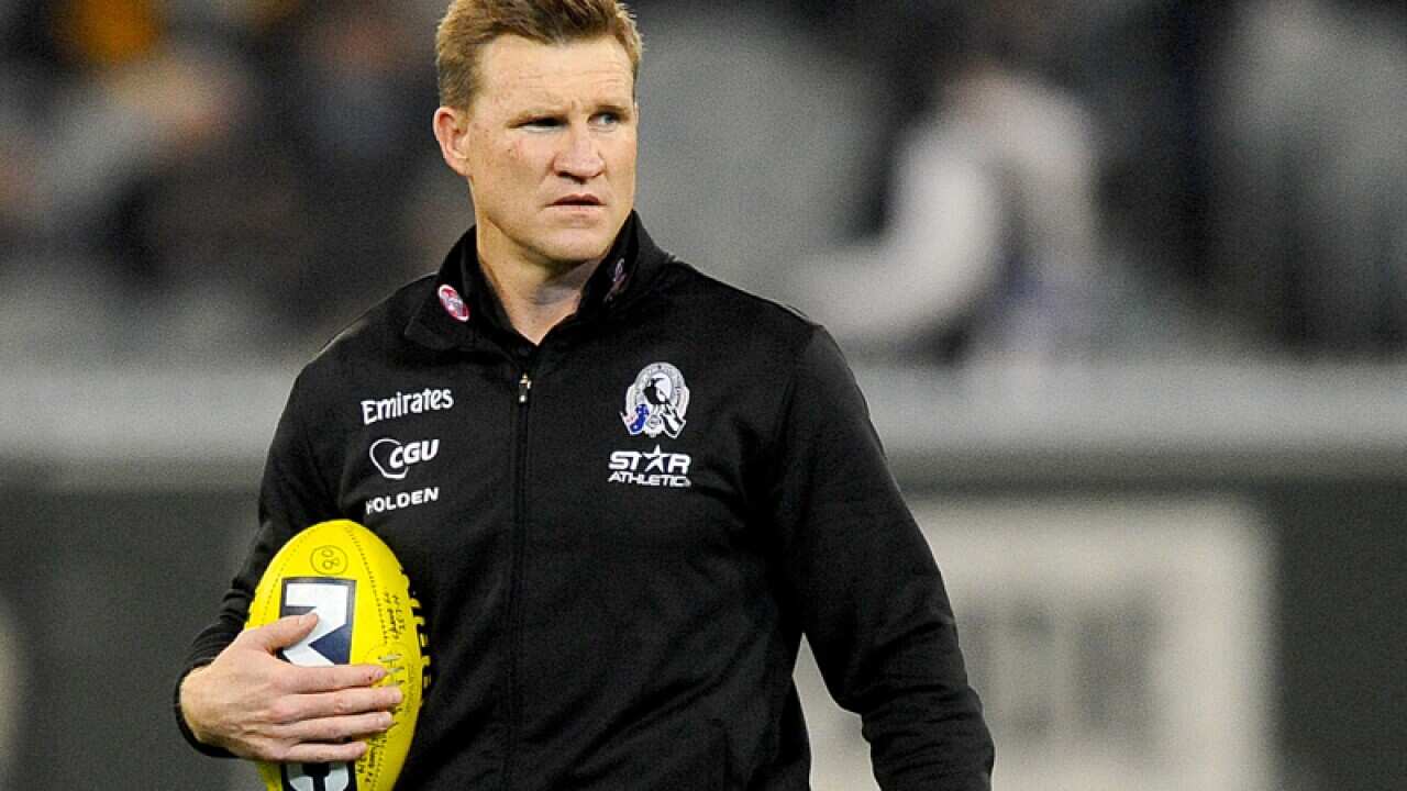 Collingwood coach Nathan Buckley