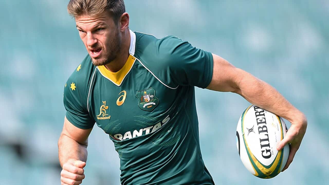 Wallabies player Rob Horne
