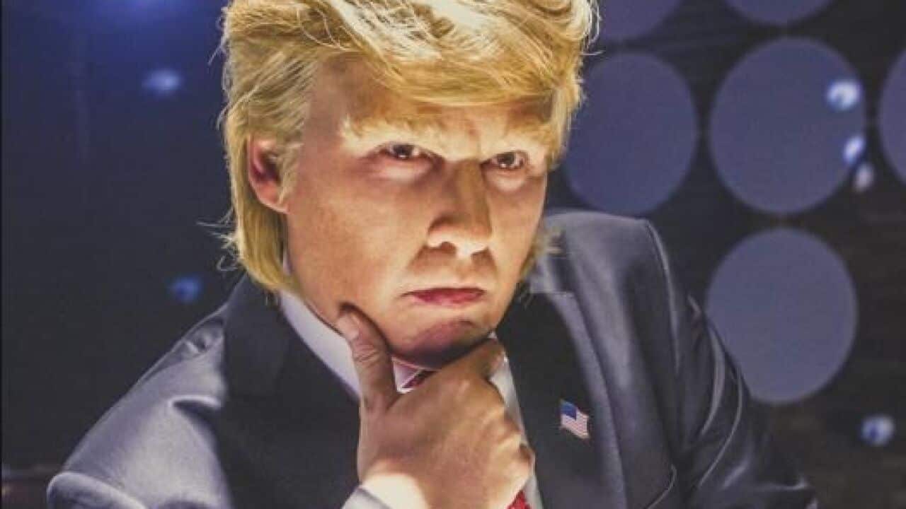 Johnny Depp plays Donald Trump