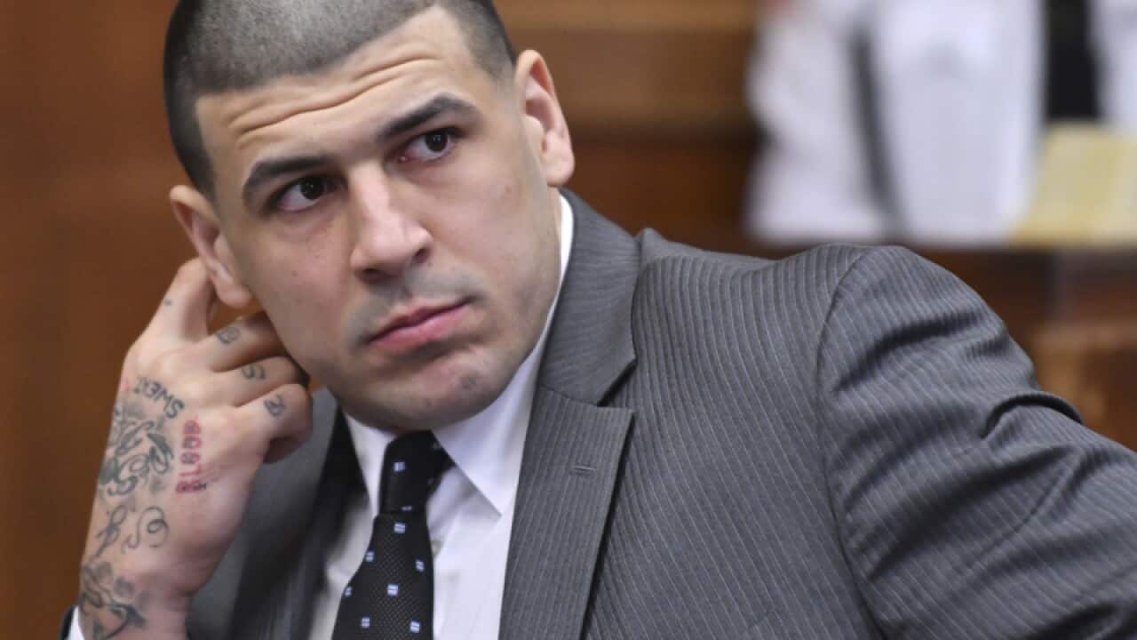 Former New England Patriots player Aaron Hernandez