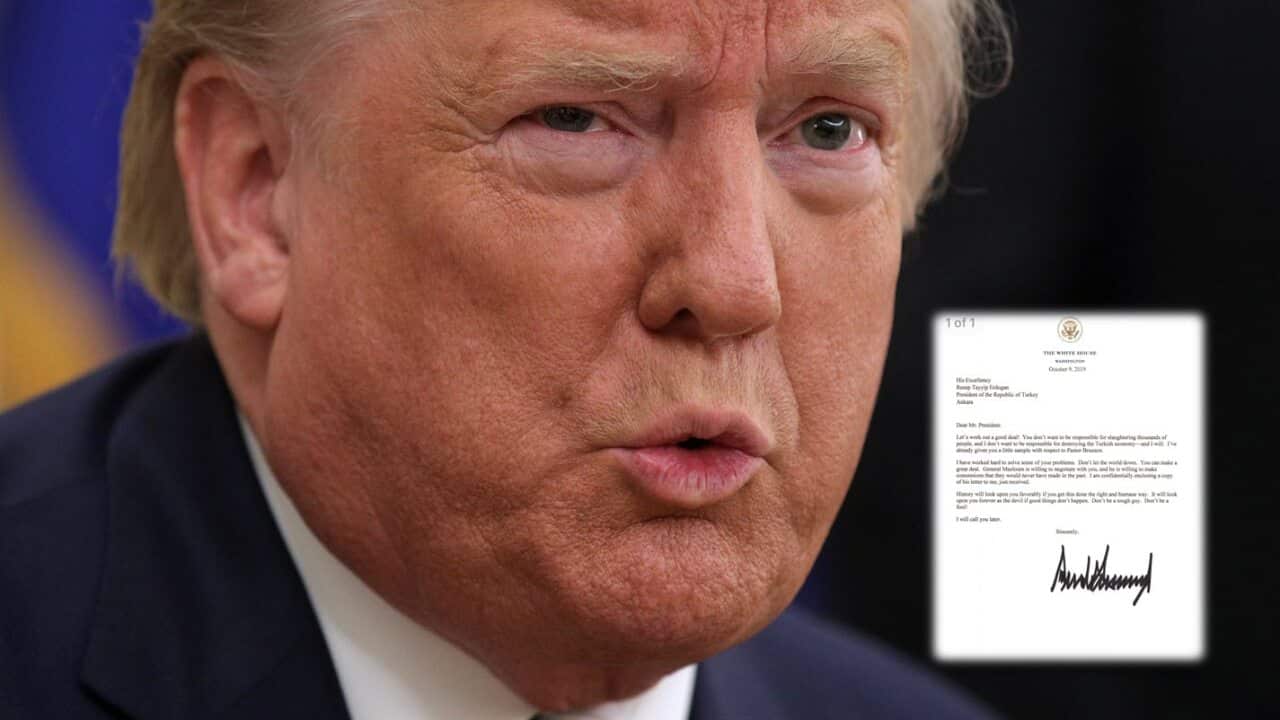 Donald Trump's letter to Turkish President Recep Tayyip Erdogan has attracted ridicule online.