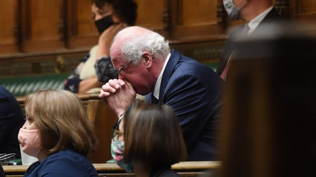 Jim Shannon MP becomes emotional in the House of Commons after questioning the Downing Street parties
