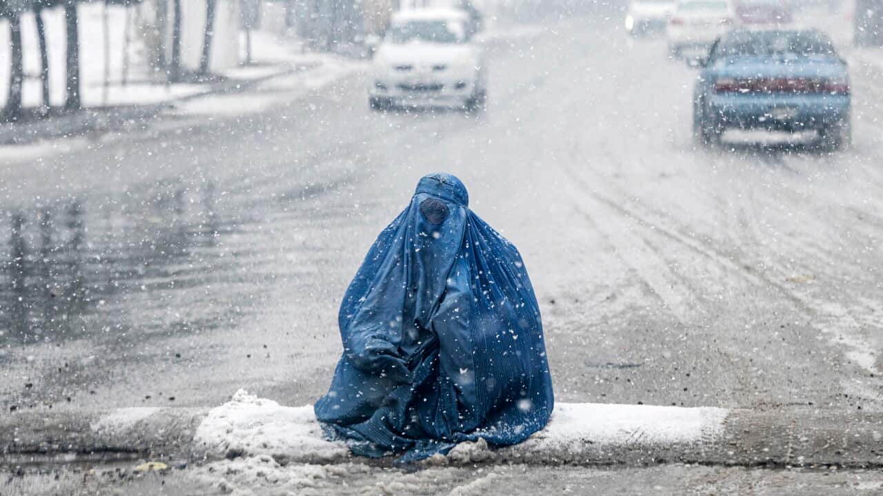 AFGHANISTAN-WEATHER-SNOW