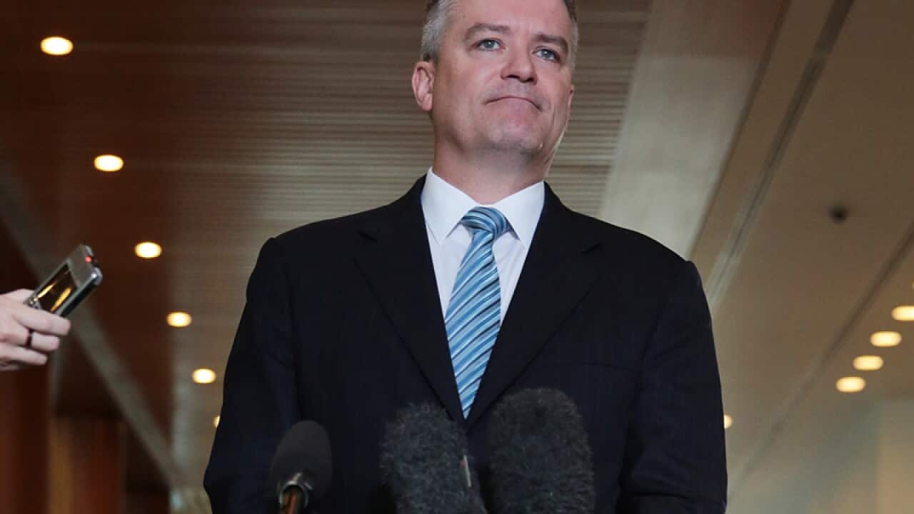 Minister for Finance Mathias Cormann