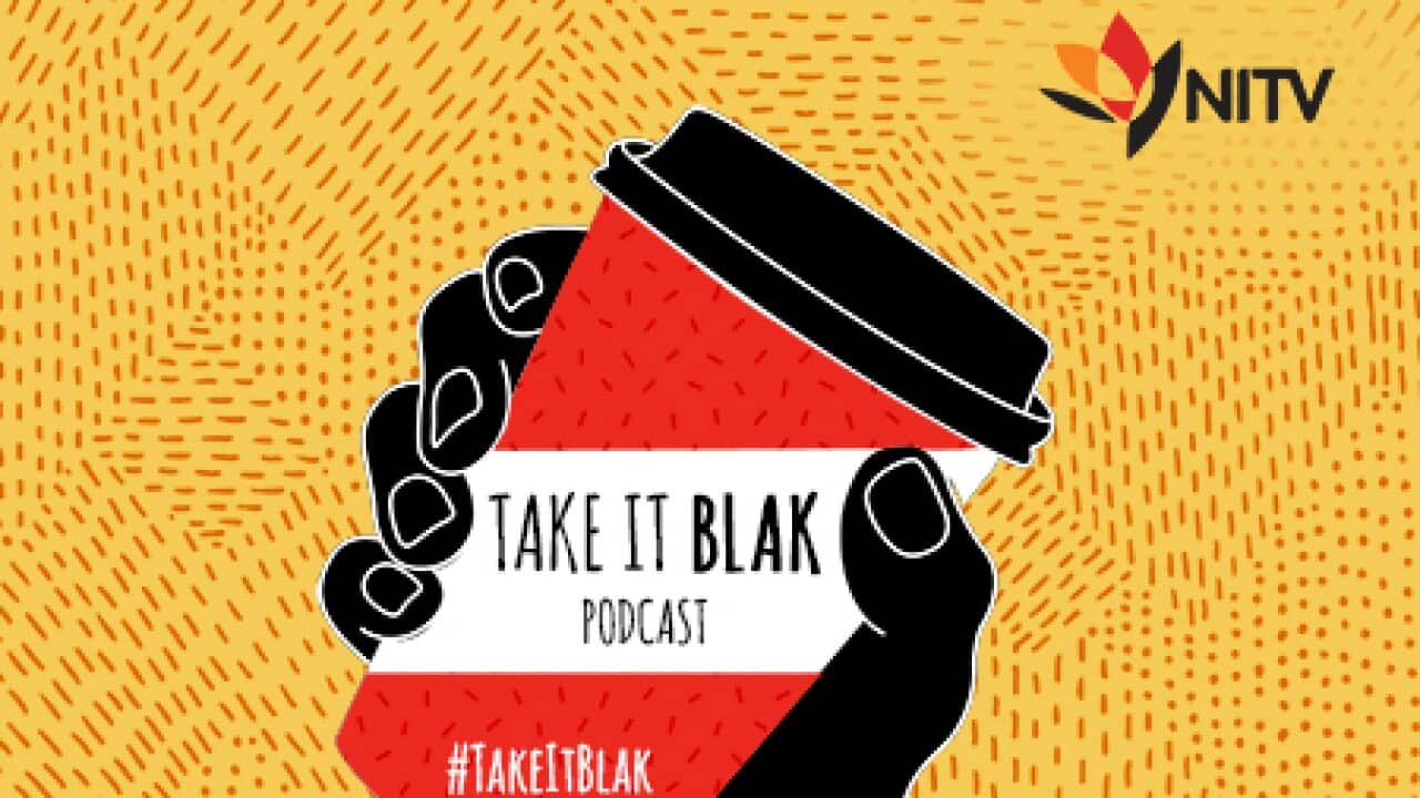 Take It Blak podcast logo