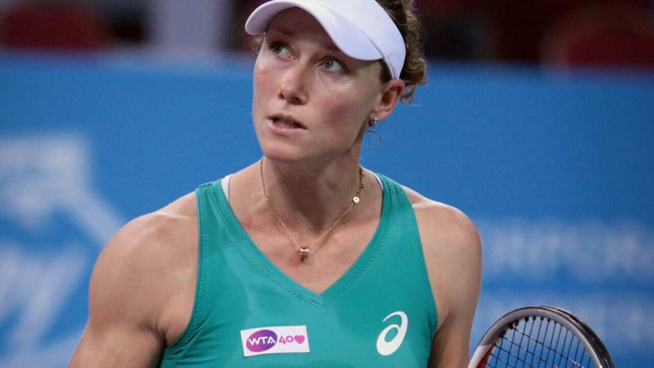 Australian tennis player Sam Stosur